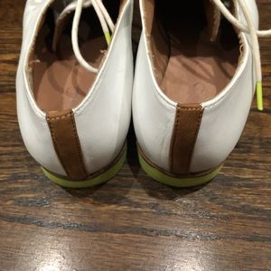 Also white oxfords